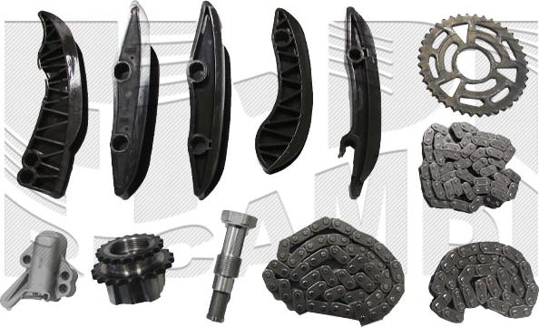 KM International KCD355 - Sadales vārpstas piedziņas ķēdes komplekts autodraugiem.lv