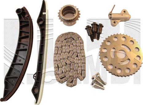 KM International KCD245 - Sadales vārpstas piedziņas ķēdes komplekts autodraugiem.lv