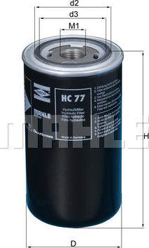 KNECHT HC 77 - Hidrofiltrs, Automātiskā pārnesumkārba autodraugiem.lv