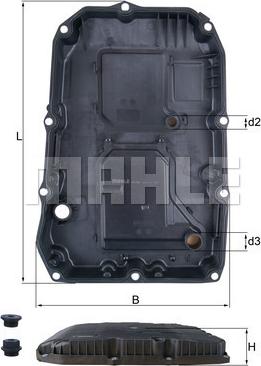 KNECHT HX 196 KIT - Eļļas vācele, Automātiskā pārnesumkārba autodraugiem.lv