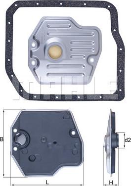 KNECHT HX 245D - Hidrofiltrs, Automātiskā pārnesumkārba autodraugiem.lv