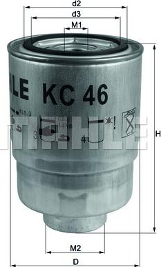 KNECHT KC 46 - Degvielas filtrs autodraugiem.lv