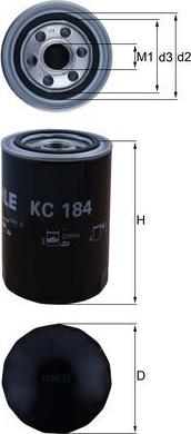 KNECHT KC 184 - Degvielas filtrs autodraugiem.lv