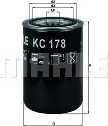 KNECHT KC 178 - Degvielas filtrs autodraugiem.lv