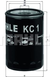 KNECHT KC 1 - Degvielas filtrs autodraugiem.lv