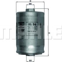 KNECHT KL 36 - Degvielas filtrs autodraugiem.lv