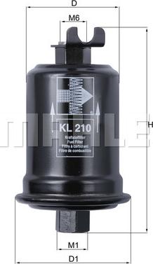 KNECHT KL 210 - Degvielas filtrs autodraugiem.lv