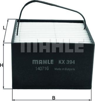 KNECHT KX 394 - Degvielas filtrs autodraugiem.lv