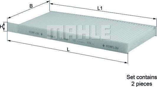 KNECHT LA 468/S - Filtrs, Salona telpas gaiss autodraugiem.lv