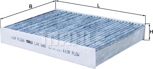 KNECHT LAK 686 - Filtrs, Salona telpas gaiss autodraugiem.lv