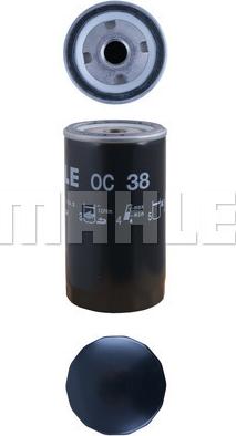 KNECHT OC 38 - Eļļas filtrs autodraugiem.lv