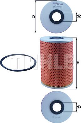 KNECHT OX 88D - Eļļas filtrs autodraugiem.lv
