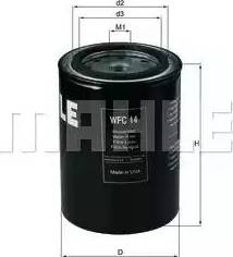 KNECHT WFC 14 - Dzesēšanas šķidruma filtrs autodraugiem.lv