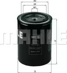 KNECHT WFC 15 - Dzesēšanas šķidruma filtrs autodraugiem.lv