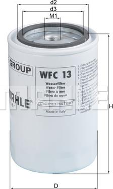 KNECHT WFC13 - Dzesēšanas šķidruma filtrs autodraugiem.lv