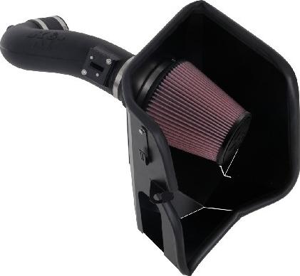 K&N Filters 63-3110 - Sporta gaisa filtra sistēma autodraugiem.lv