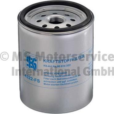 Kolbenschmidt 50014322 - Degvielas filtrs autodraugiem.lv