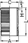 Kolbenschmidt 89500110 - Cilindra čaula autodraugiem.lv