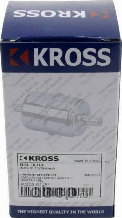 Kross KG03-01151 - Degvielas filtrs autodraugiem.lv