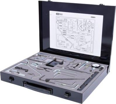 KS Tools 455.0144 - Adapteris, Dzesēšanas sist. spiediena pārbaudes komplekts autodraugiem.lv