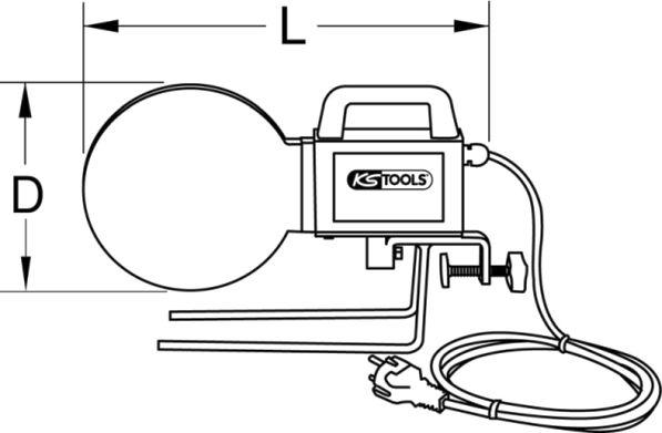 KS Tools 400.0950 - Uzstādīšanas instrumentu komplekts, Gāzu sadales mehānisms autodraugiem.lv