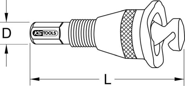KS Tools 400.1575 - Uzstādīšanas instrumentu komplekts, Gāzu sadales mehānisms autodraugiem.lv