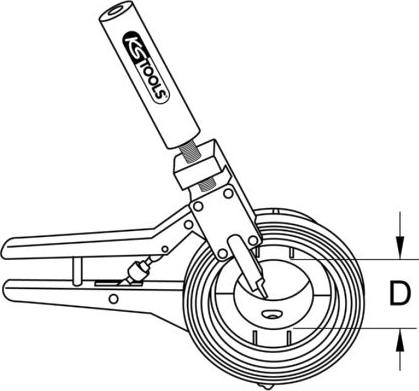 KS Tools 400.1150 - Uzstādīšanas instrumentu komplekts, Gāzu sadales mehānisms autodraugiem.lv