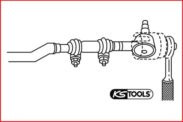 KS Tools 150.2065-2 - Adapteris, Dzesēšanas sist. spiediena pārbaudes komplekts autodraugiem.lv