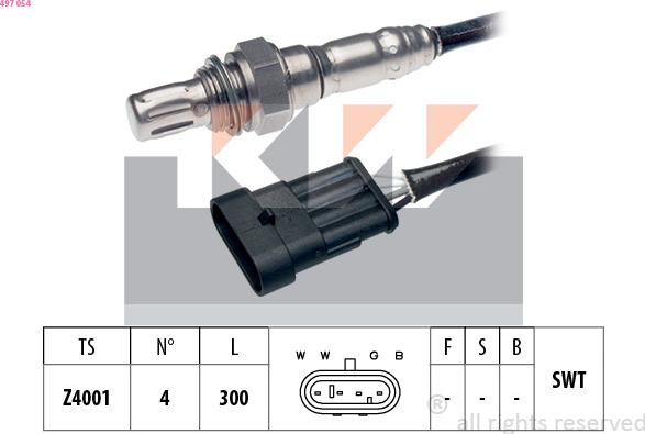 KW 497 054 - Lambda zonde autodraugiem.lv