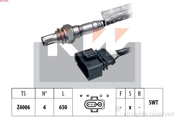 KW 497 052 - Lambda zonde autodraugiem.lv