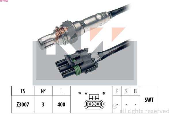 KW 497 060 - Lambda zonde autodraugiem.lv