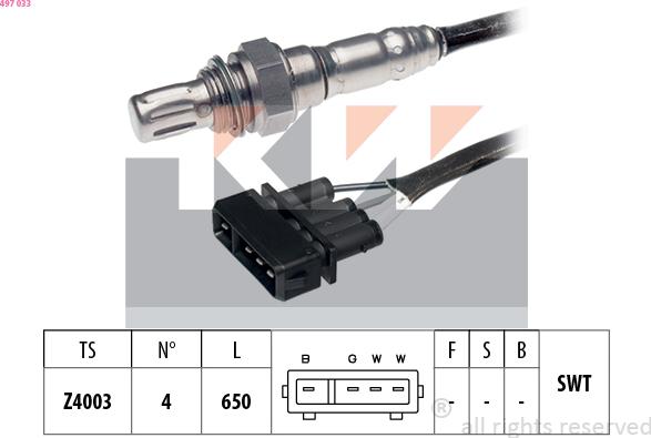 KW 497 033 - Lambda zonde autodraugiem.lv