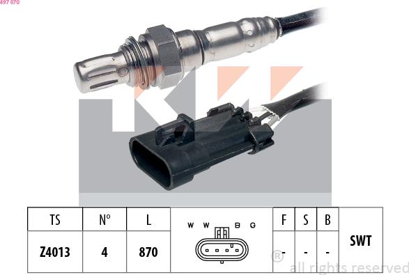 KW 497 070 - Lambda zonde autodraugiem.lv