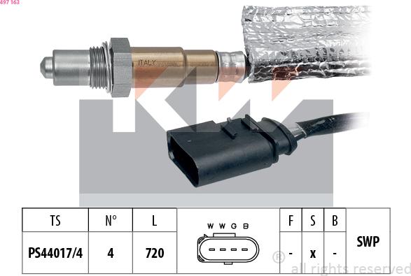 KW 497 163 - Lambda zonde autodraugiem.lv