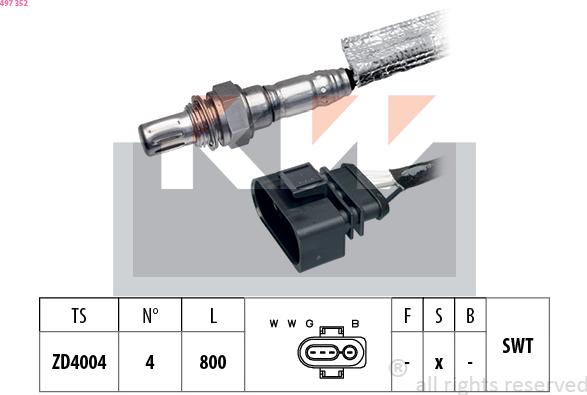 KW 497 352 - Lambda zonde autodraugiem.lv