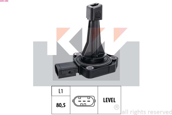 KW 500 246 - Devējs, Motoreļļas līmenis autodraugiem.lv