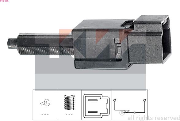 KW 510 165 - Bremžu signāla slēdzis autodraugiem.lv