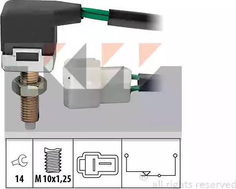 KW 510 168 - Bremžu signāla slēdzis autodraugiem.lv