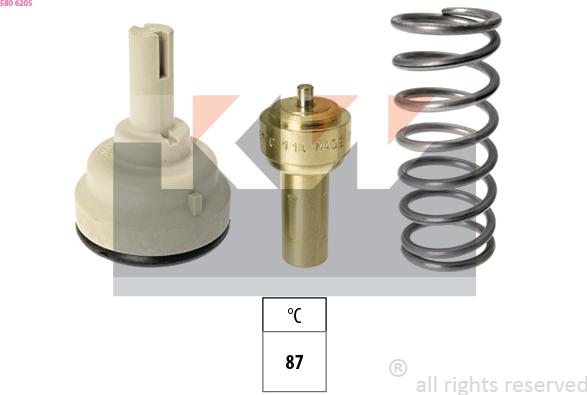 KW 580 620S - Termostats, Dzesēšanas šķidrums autodraugiem.lv