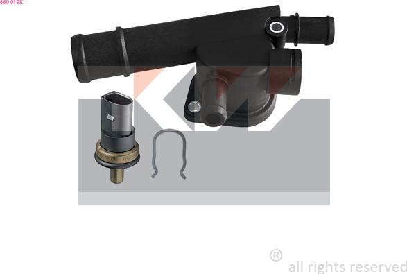 KW 660 015K - Termostats, Dzesēšanas šķidrums autodraugiem.lv