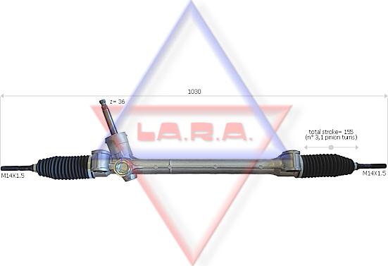 LA.R.A. 450001 - Stūres mehānisms autodraugiem.lv