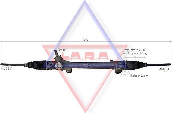 LA.R.A. 370005 - Stūres mehānisms autodraugiem.lv