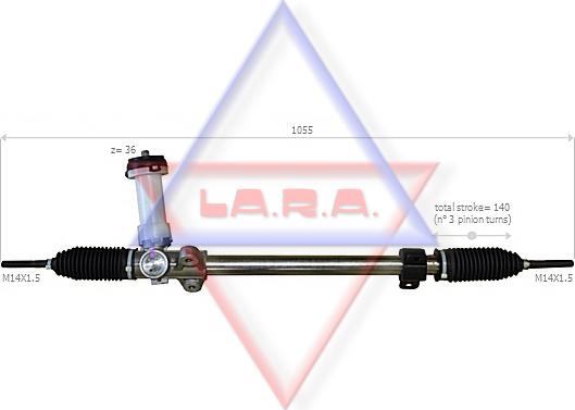 LA.R.A. 210002 - Stūres mehānisms autodraugiem.lv