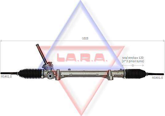 LA.R.A. 280009 - Stūres mehānisms autodraugiem.lv