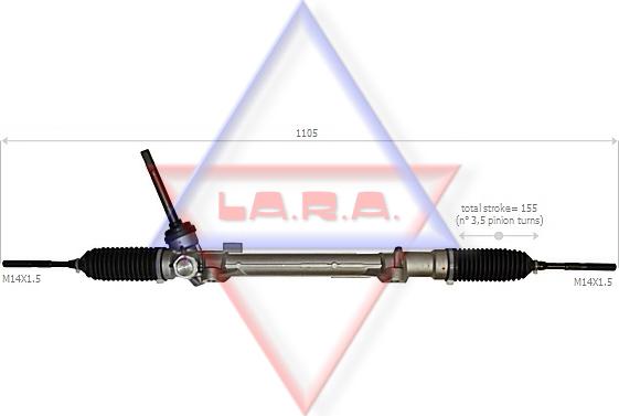 LA.R.A. 280007 - Stūres mehānisms autodraugiem.lv