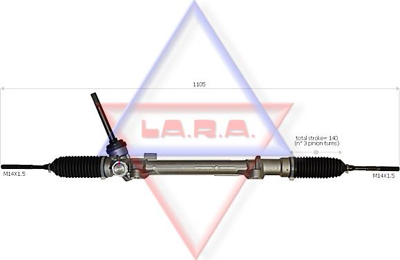 LA.R.A. 280011 - Stūres mehānisms autodraugiem.lv