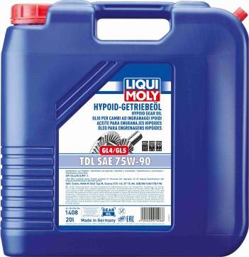 Liqui Moly 1408 - Transmisijas eļļa autodraugiem.lv