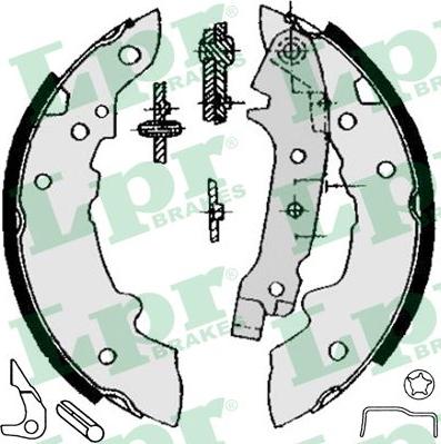 LPR 04321 - Bremžu loku komplekts autodraugiem.lv