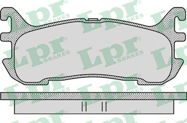 LPR 05P1099 - Bremžu uzliku kompl., Disku bremzes autodraugiem.lv