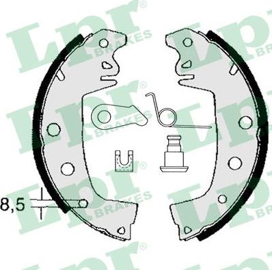 LPR 02971 - Bremžu loku komplekts autodraugiem.lv
